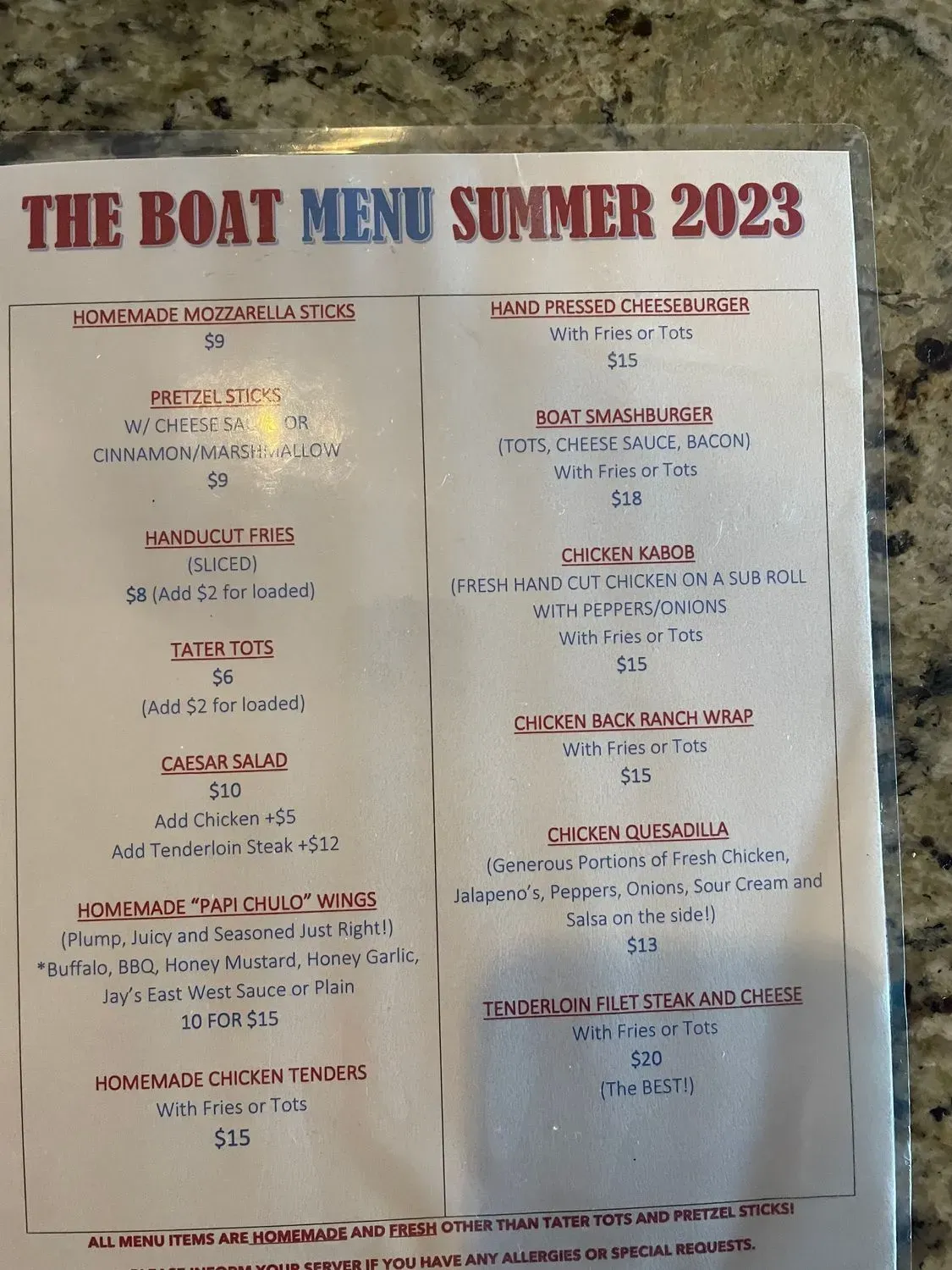 Menu 2