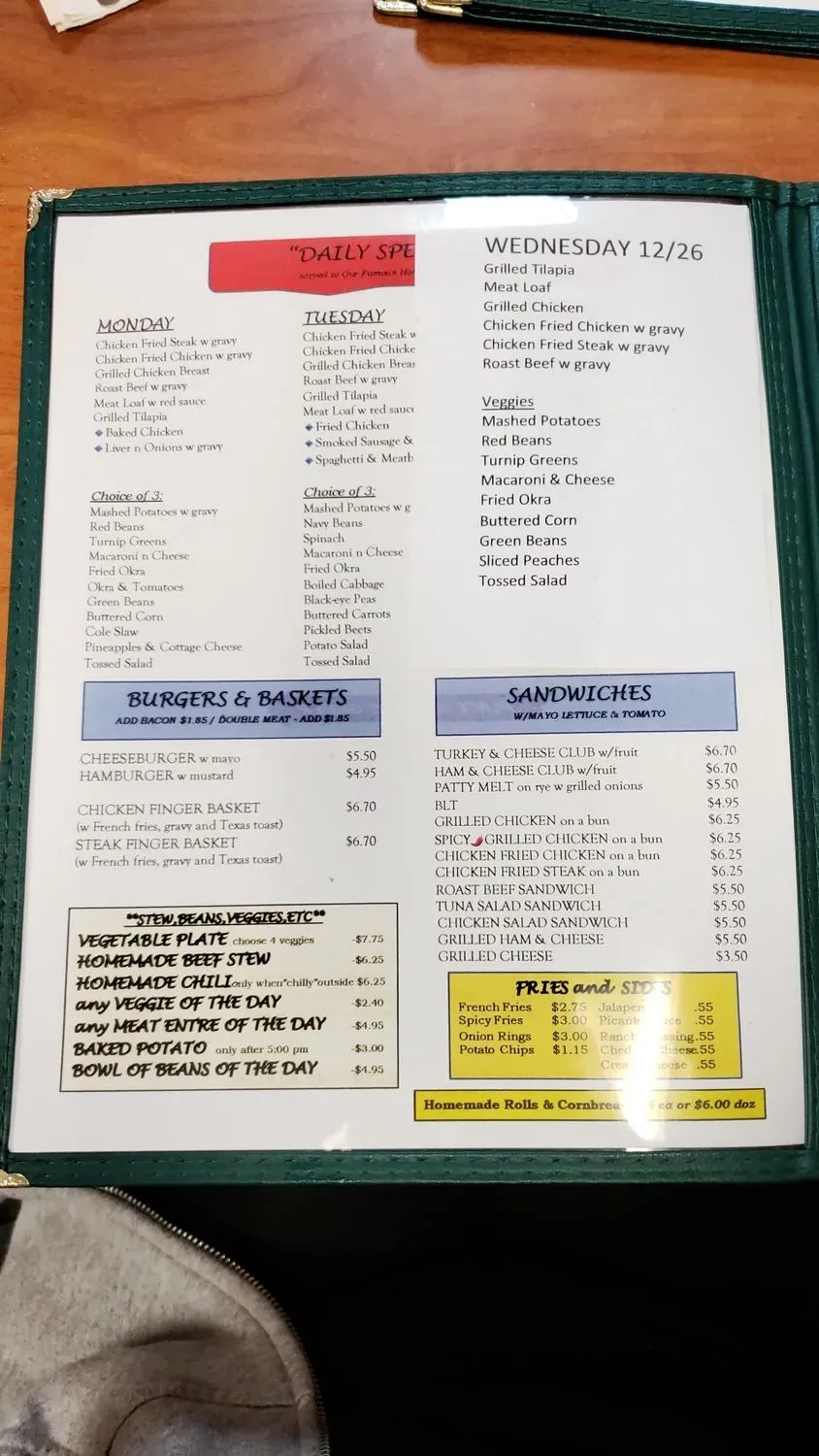 Menu 3