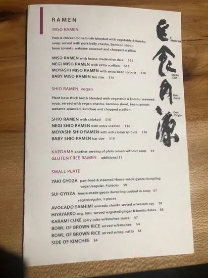 Menu 2