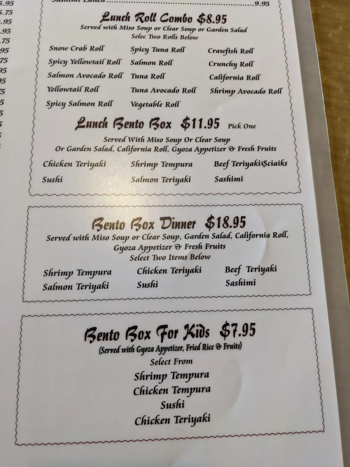 Menu 3