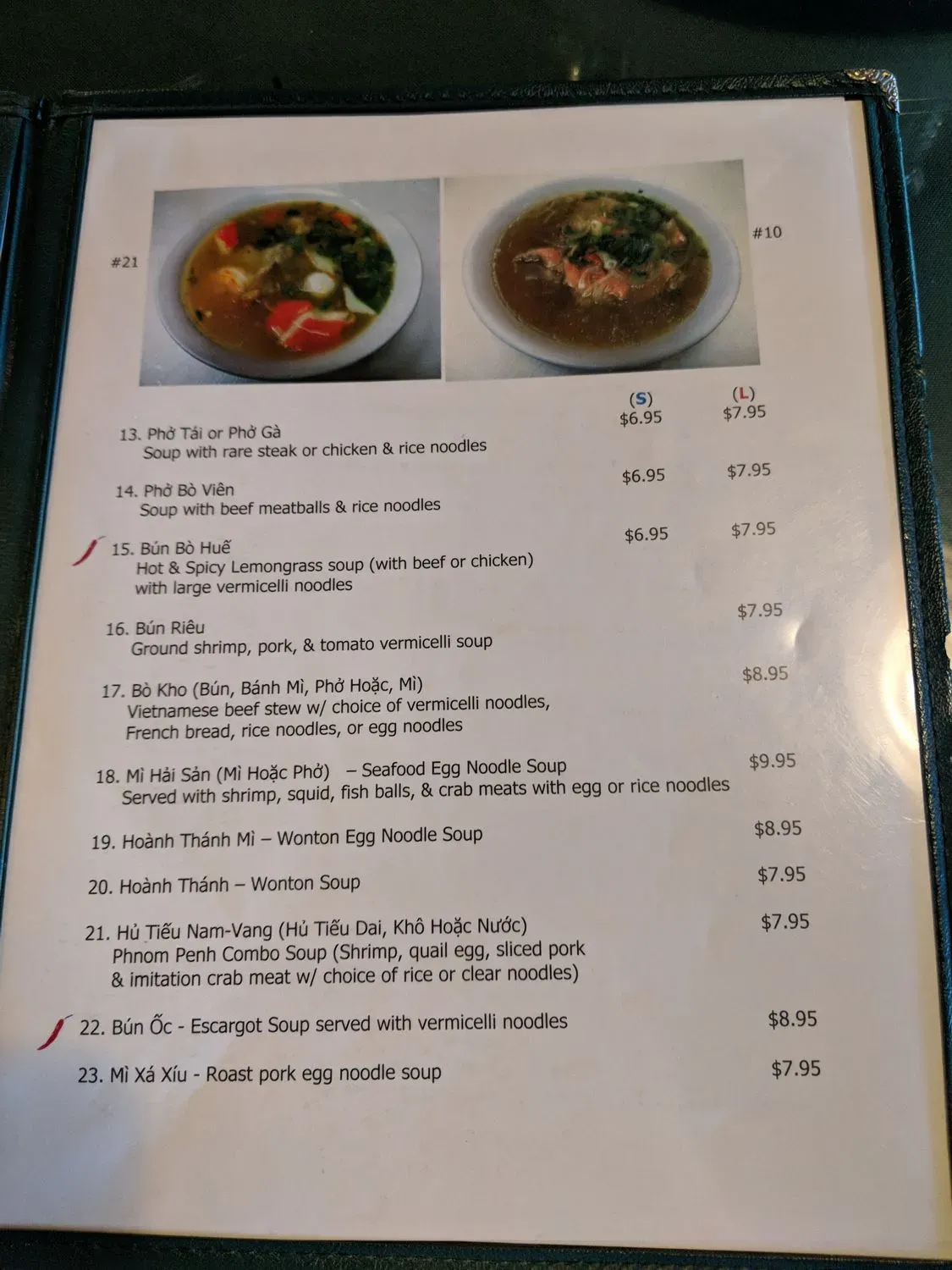 Menu 6