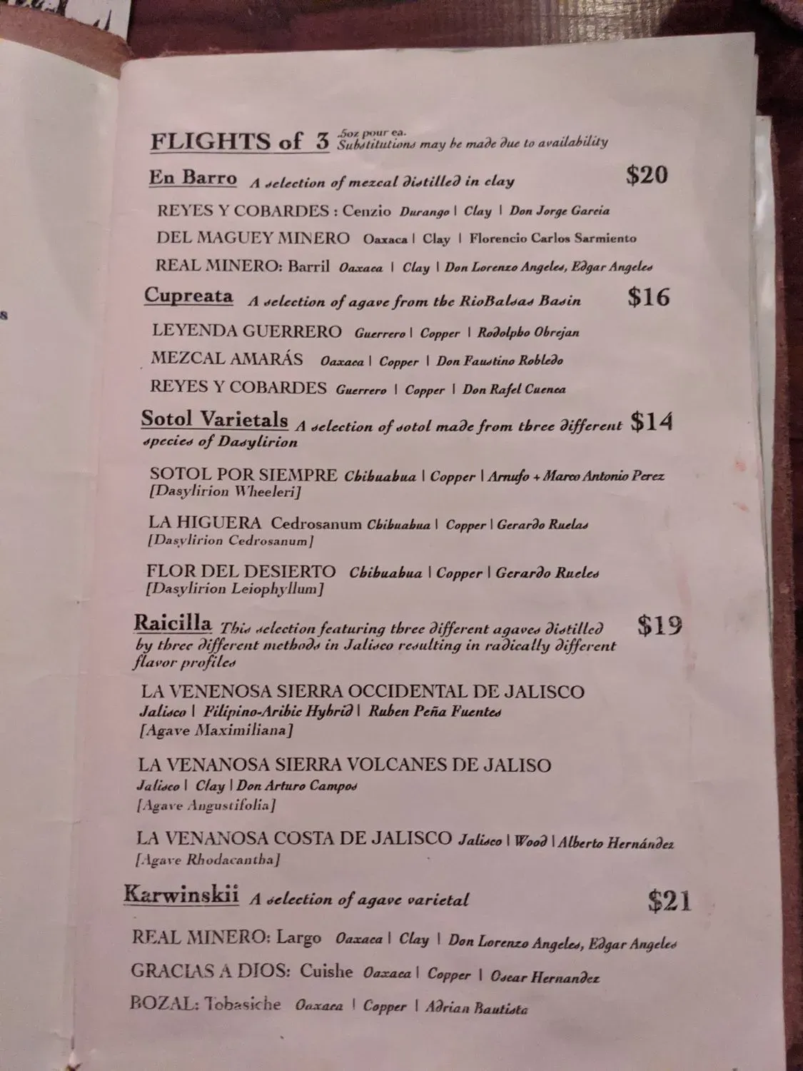 Menu 3