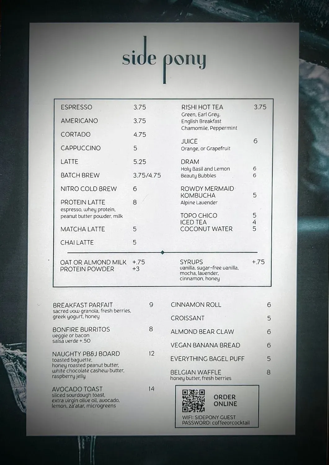 Menu 4