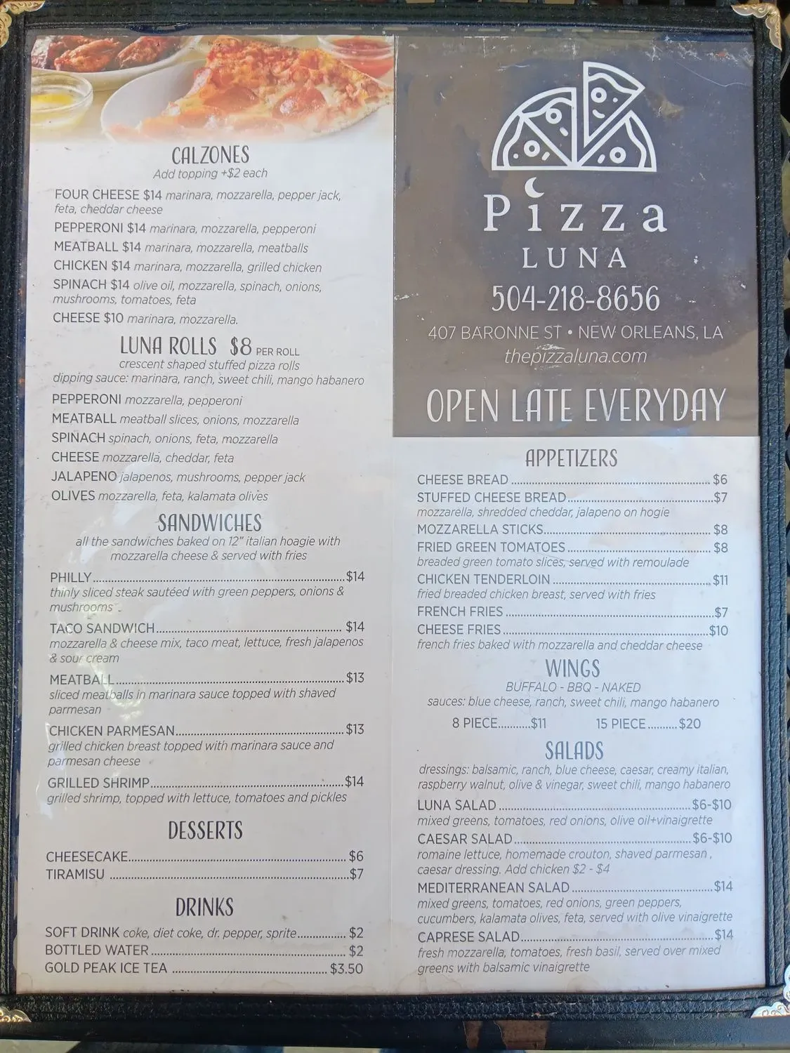 Menu 4