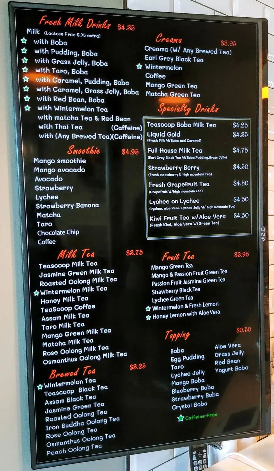 Menu 4