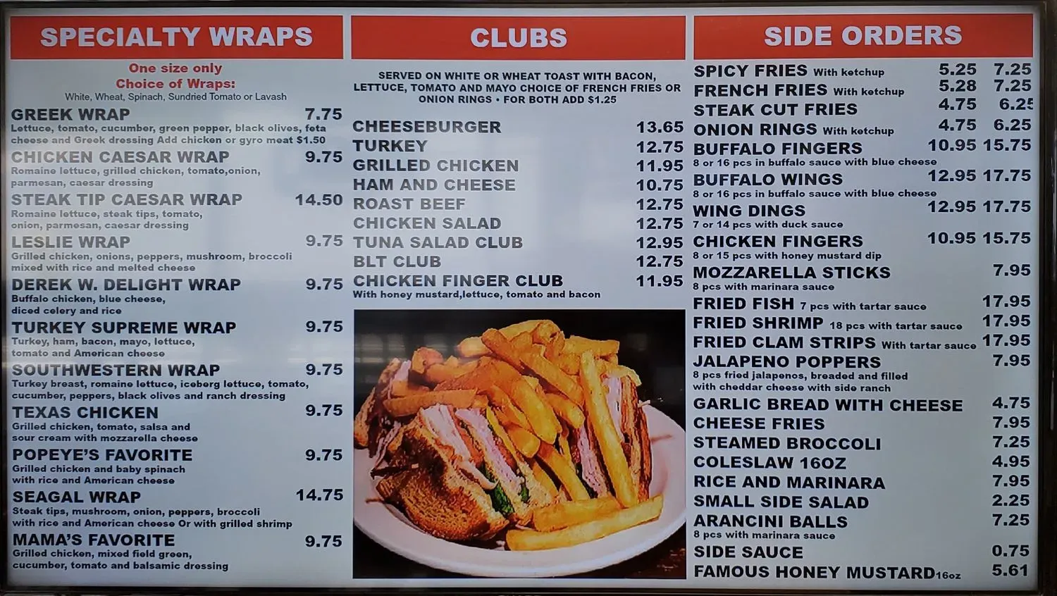 Menu 3