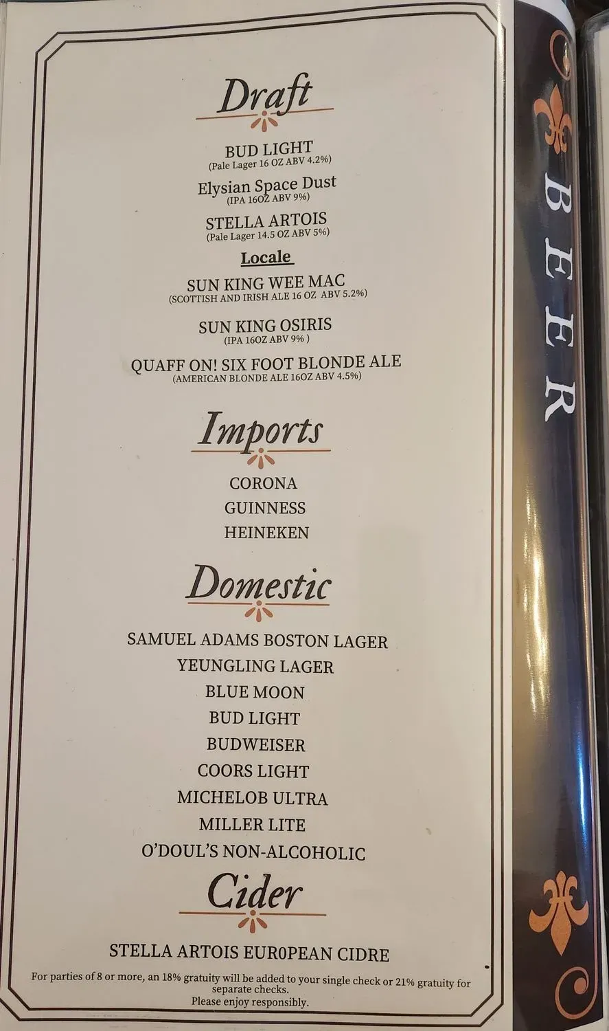 Menu 2