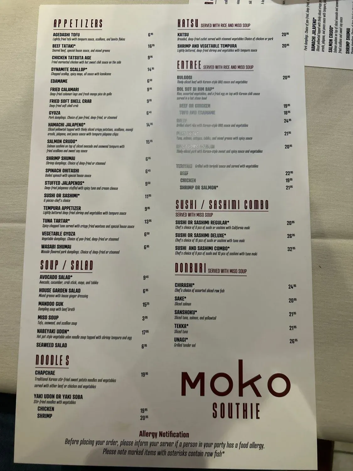 Menu 3