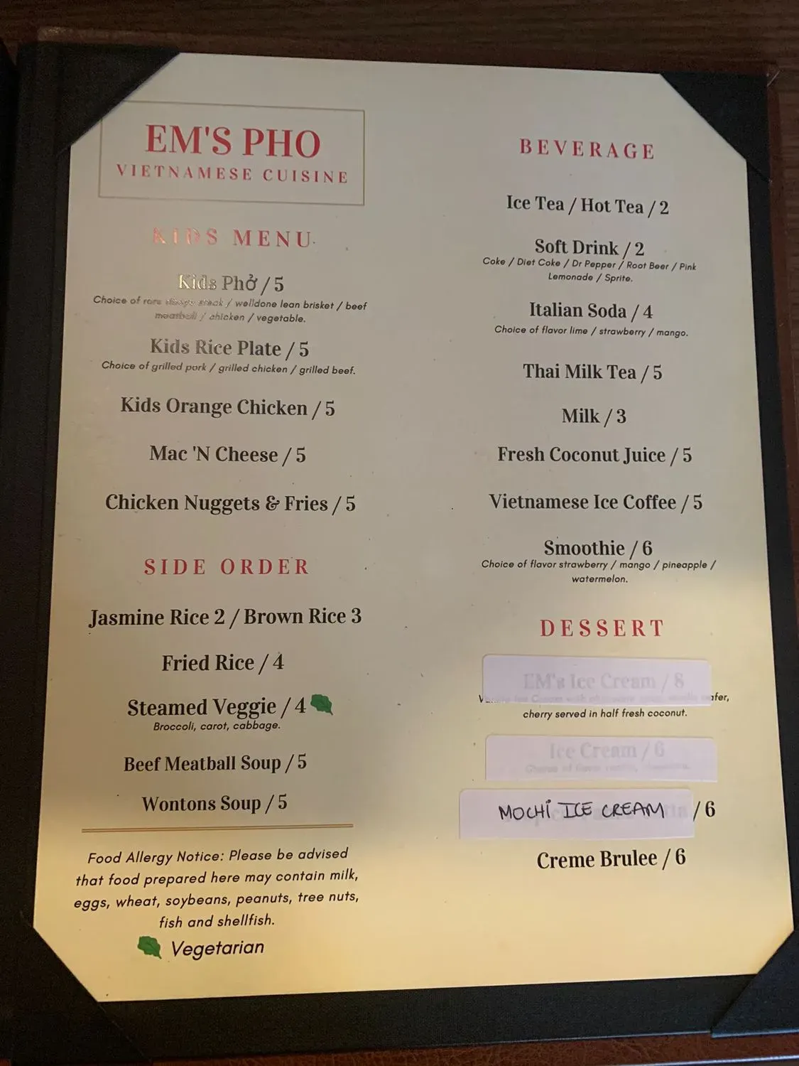 Menu 4