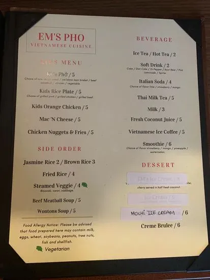 Menu 4