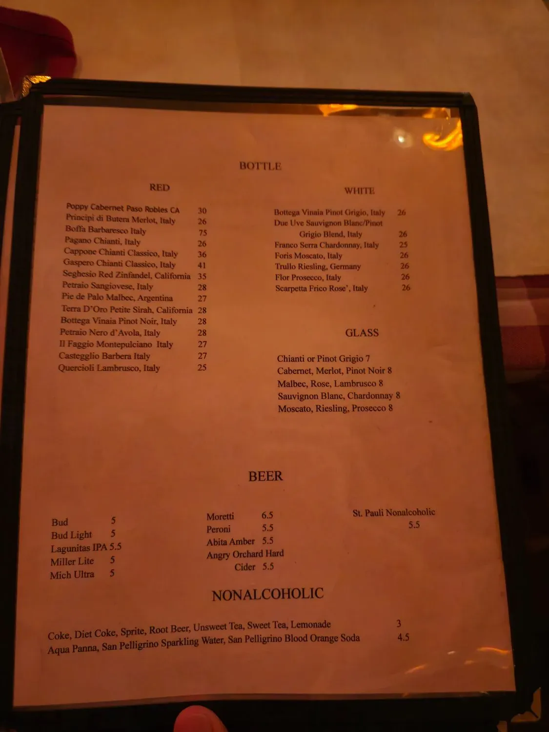 Menu 6