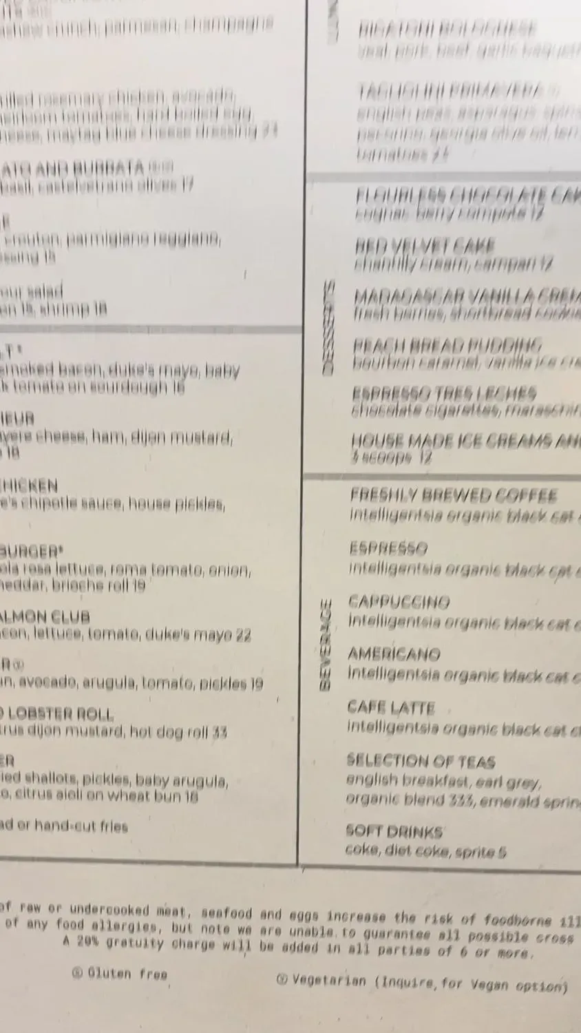 By George restaurant and bar Menu - Updated November 2025