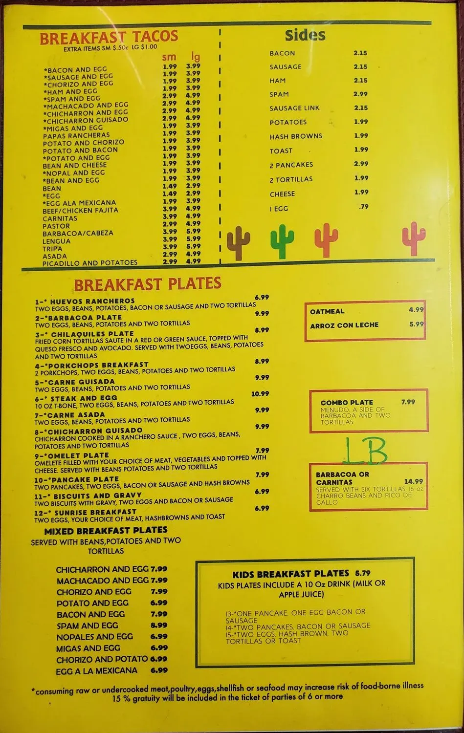 Menu 2