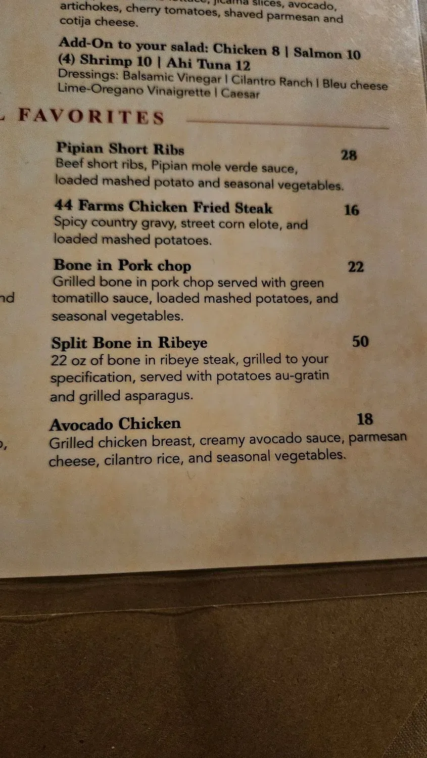 Menu 6