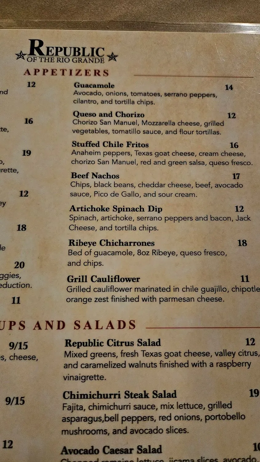 Menu 6