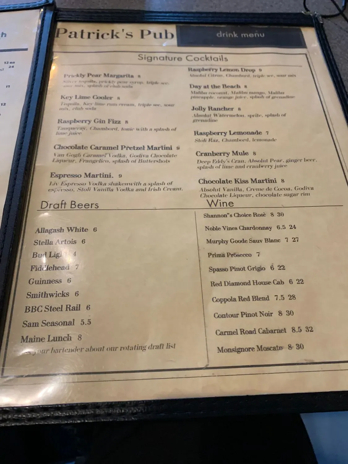 Menu 3