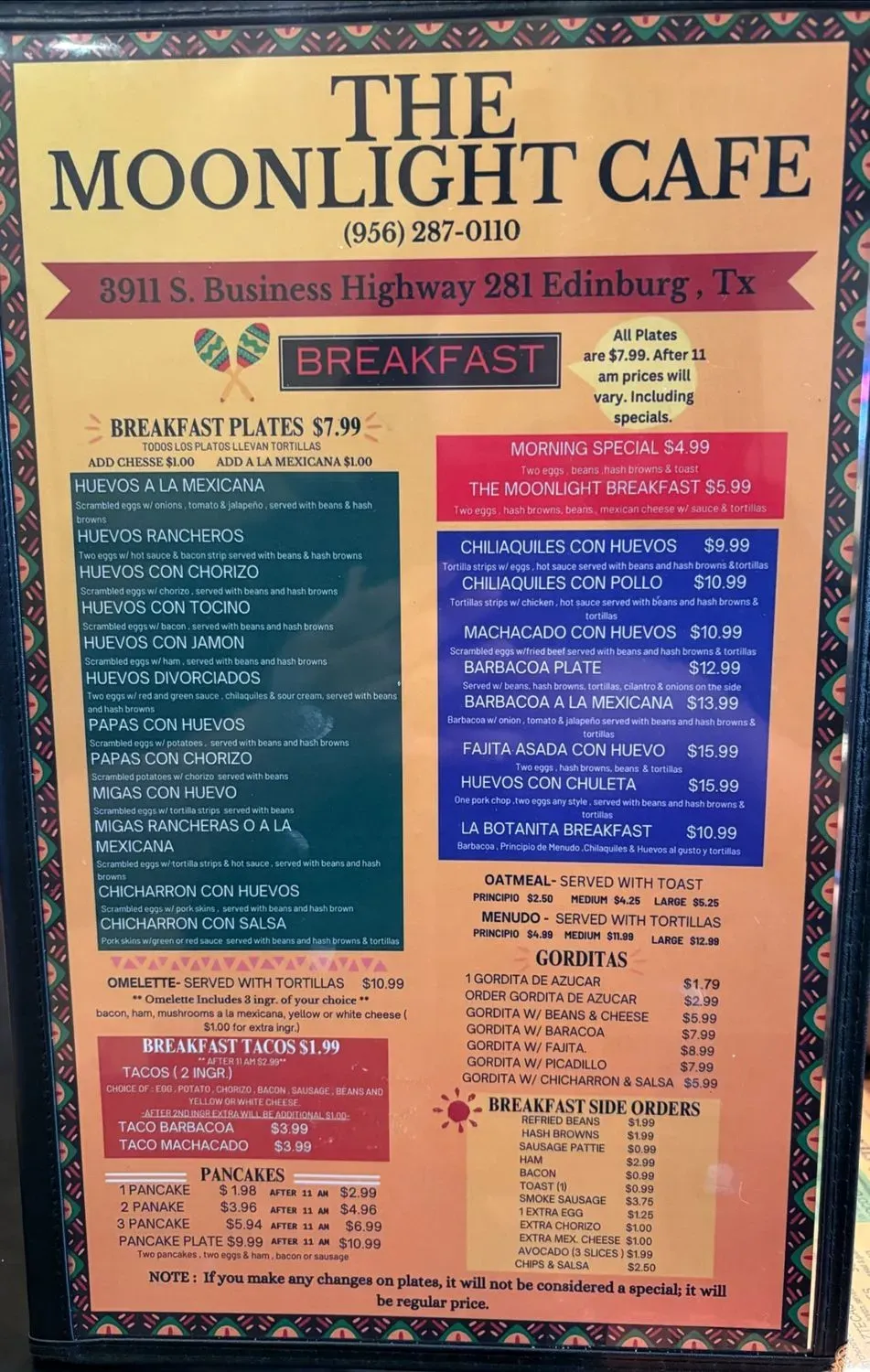 Menu 6