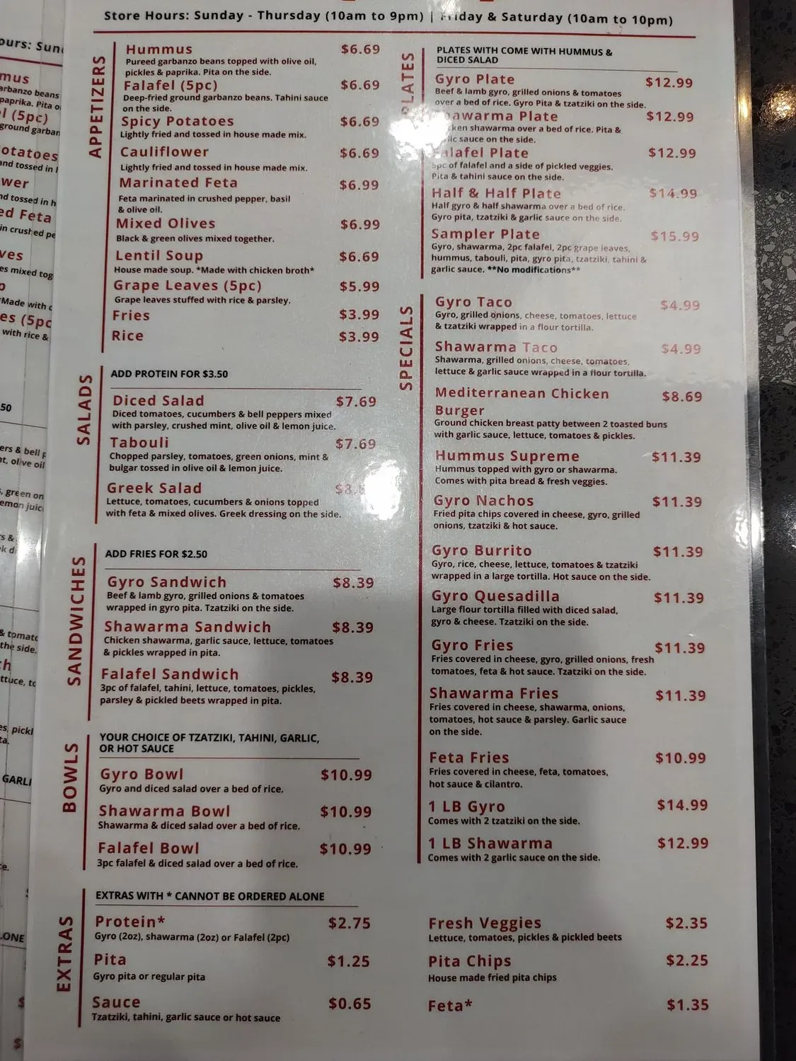 Menu 4