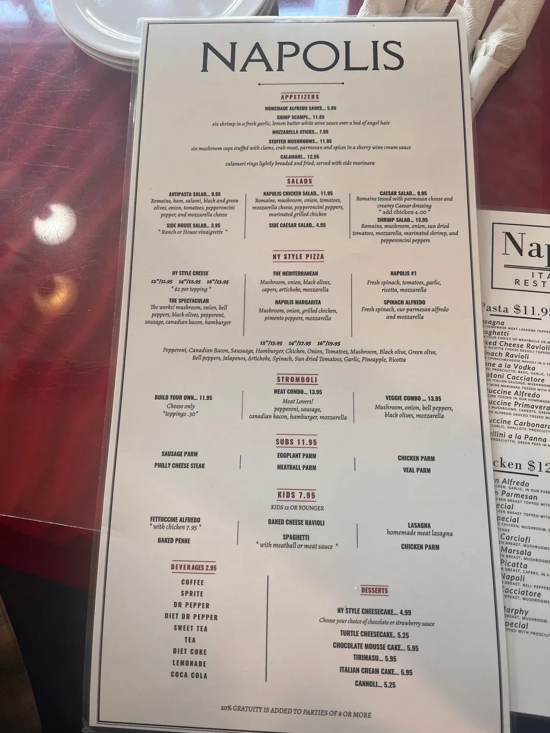 Menu 2