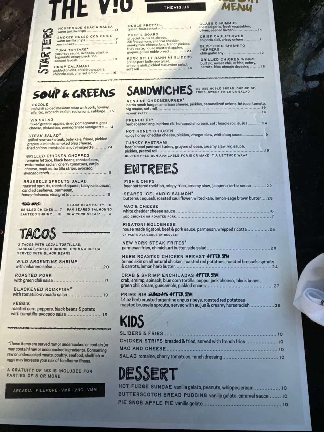 Menu 4