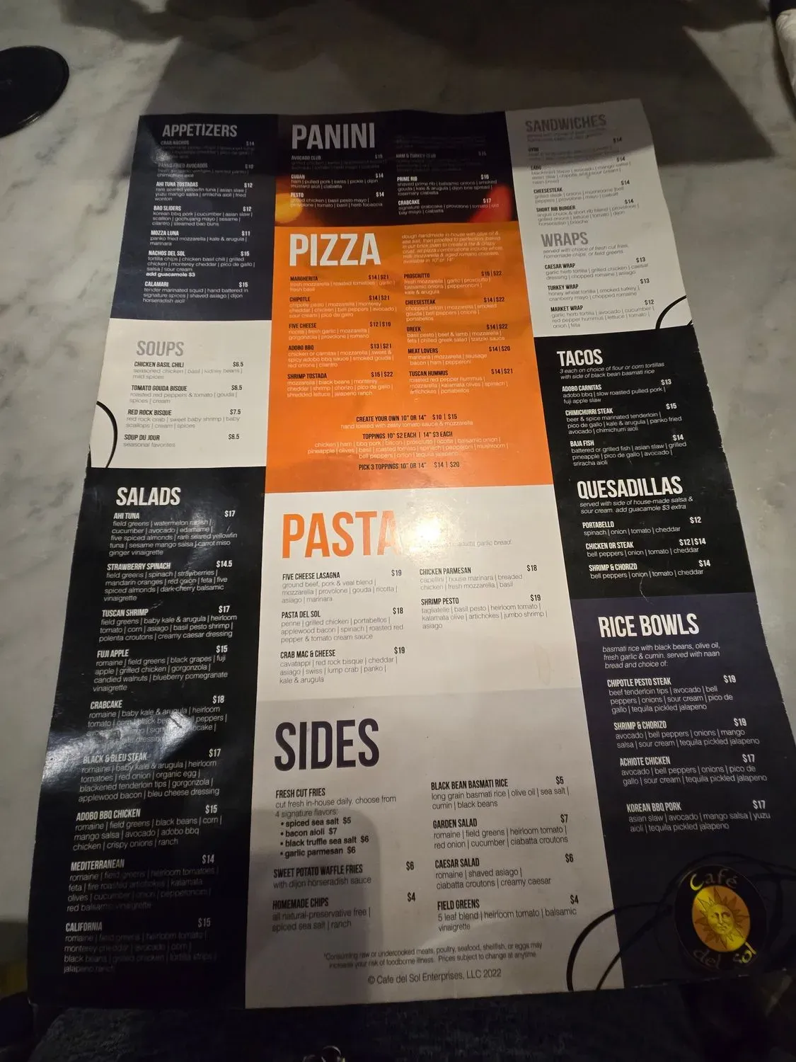 Menu 3