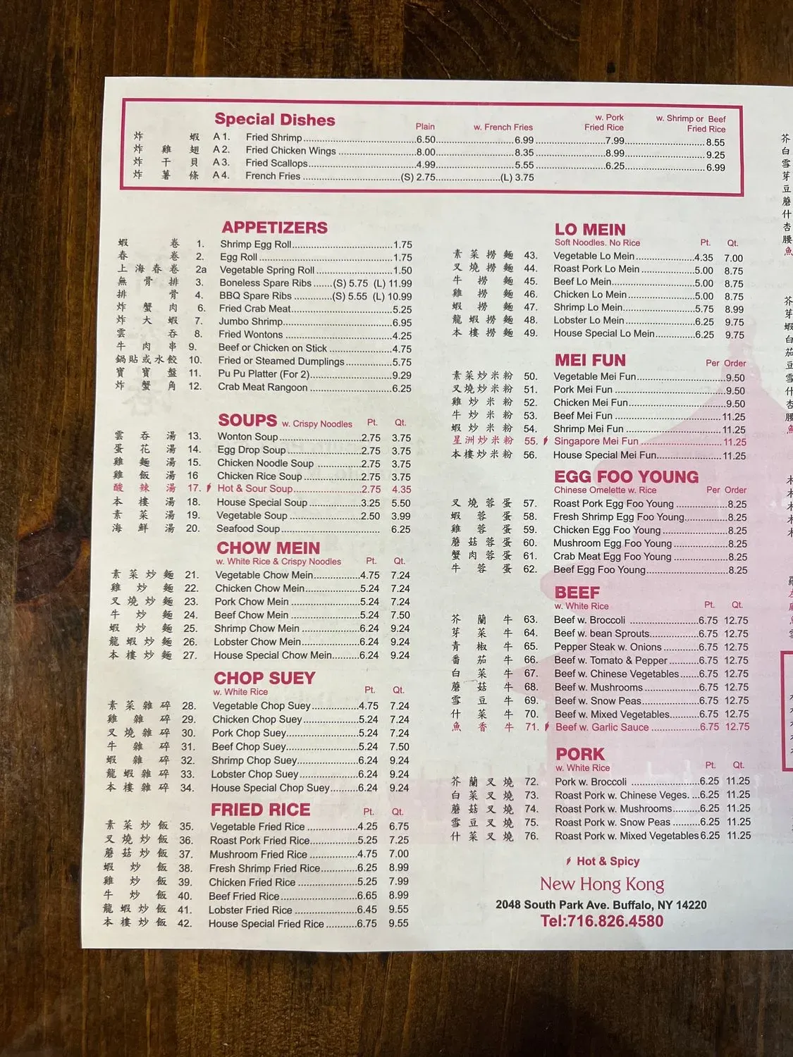 Menu 2