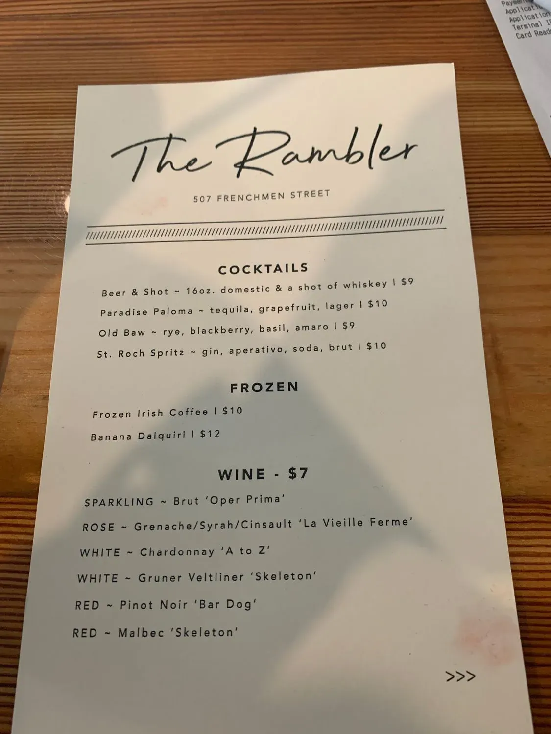 Menu 2