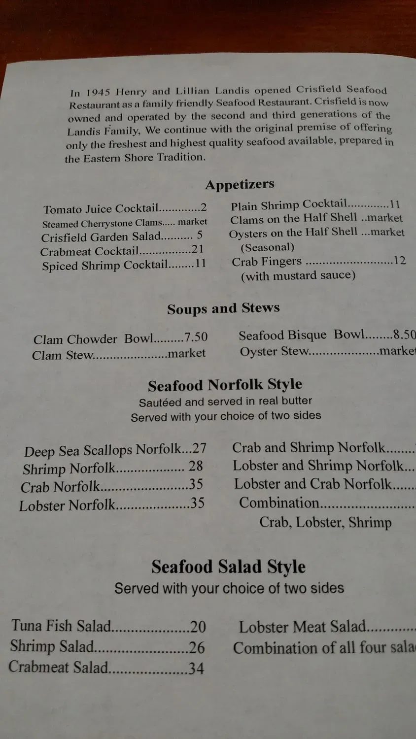 Menu 5