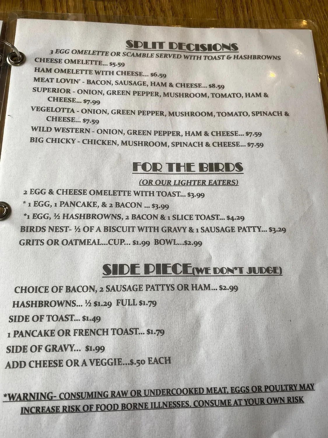 Menu 4