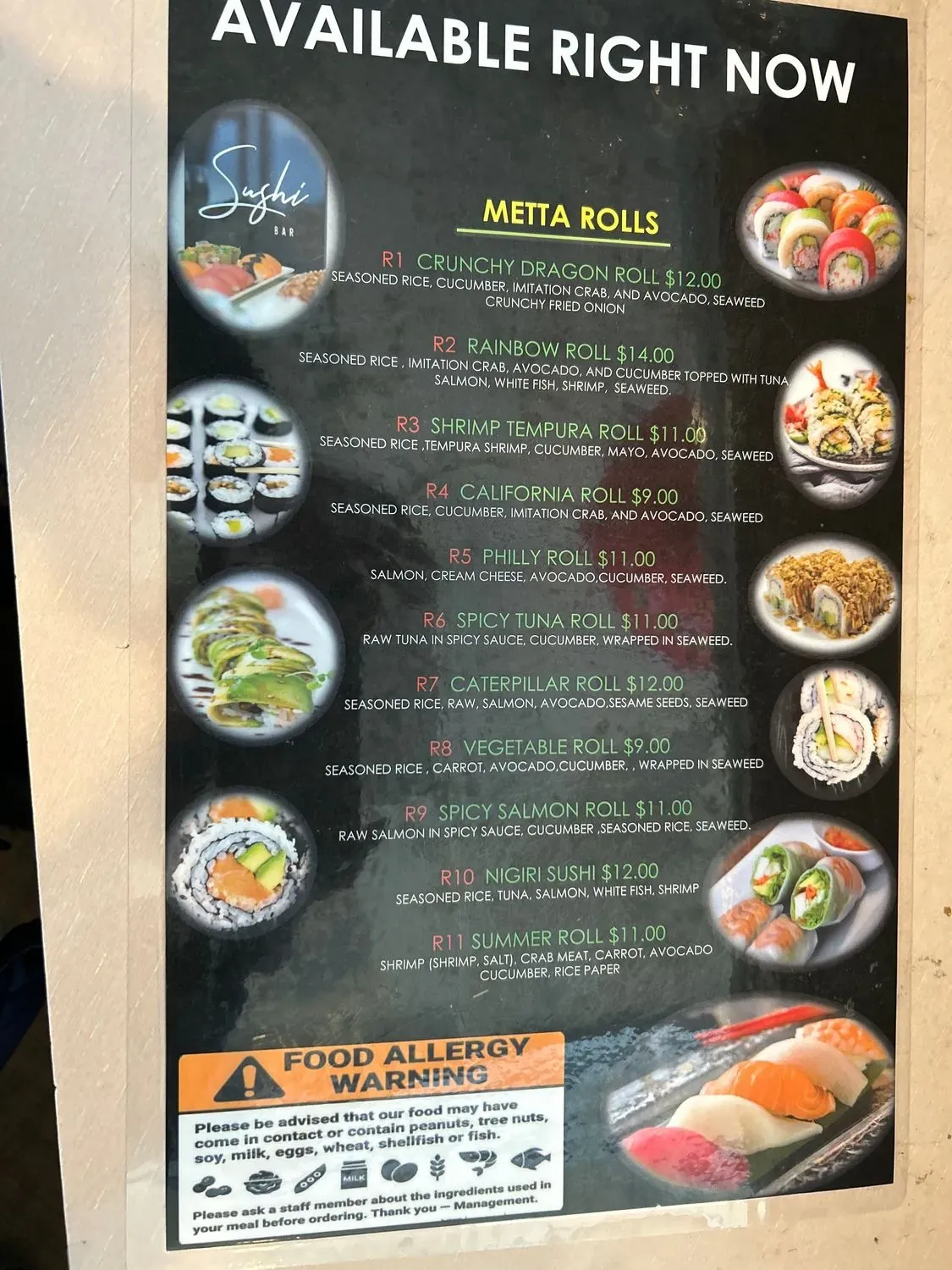 Menu 6