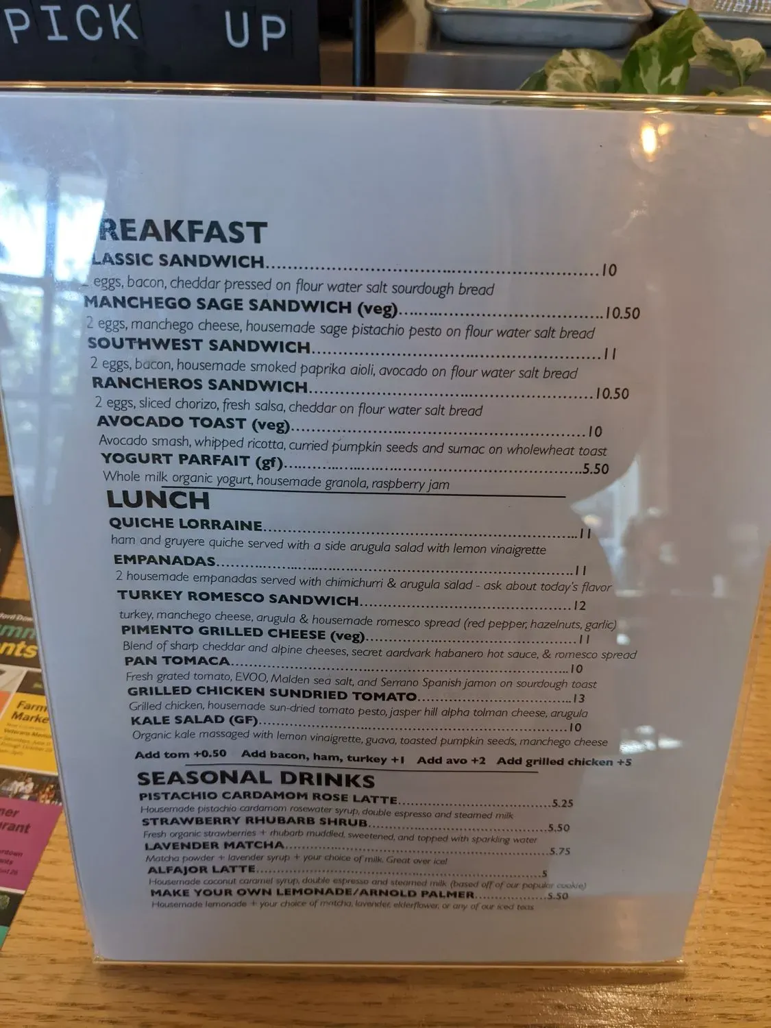 Menu 5