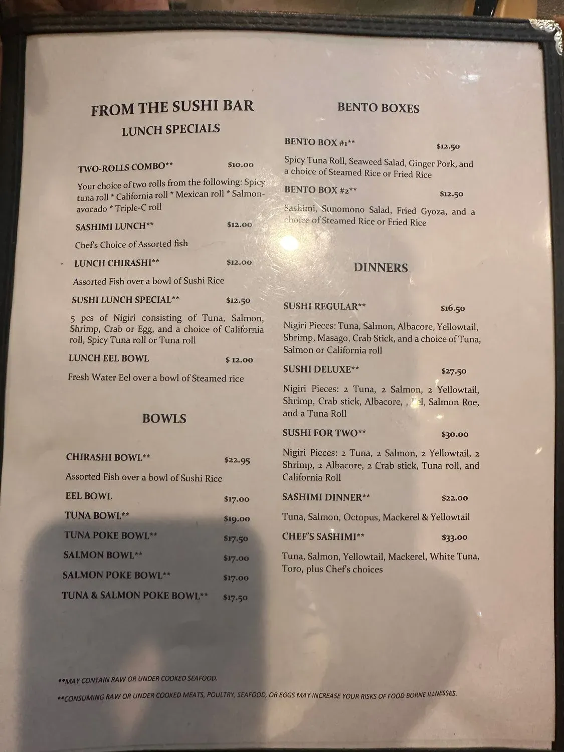 Menu 2