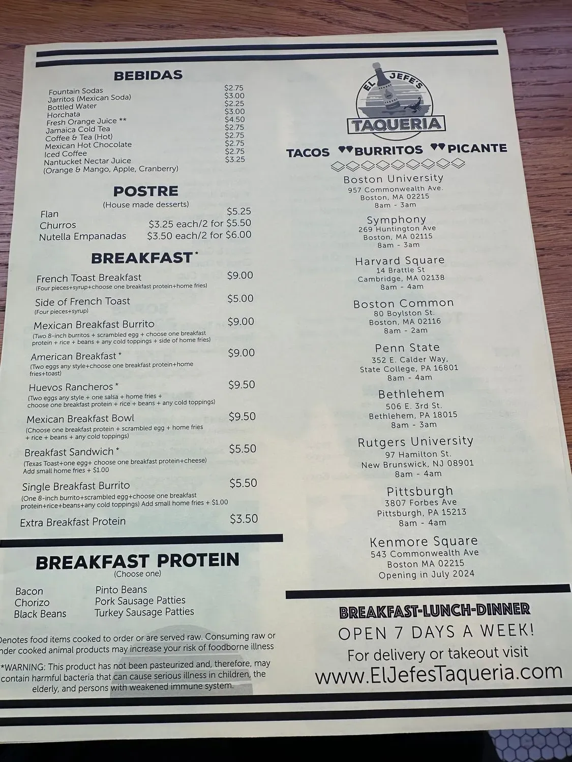 Menu 3