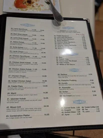 Menu 5