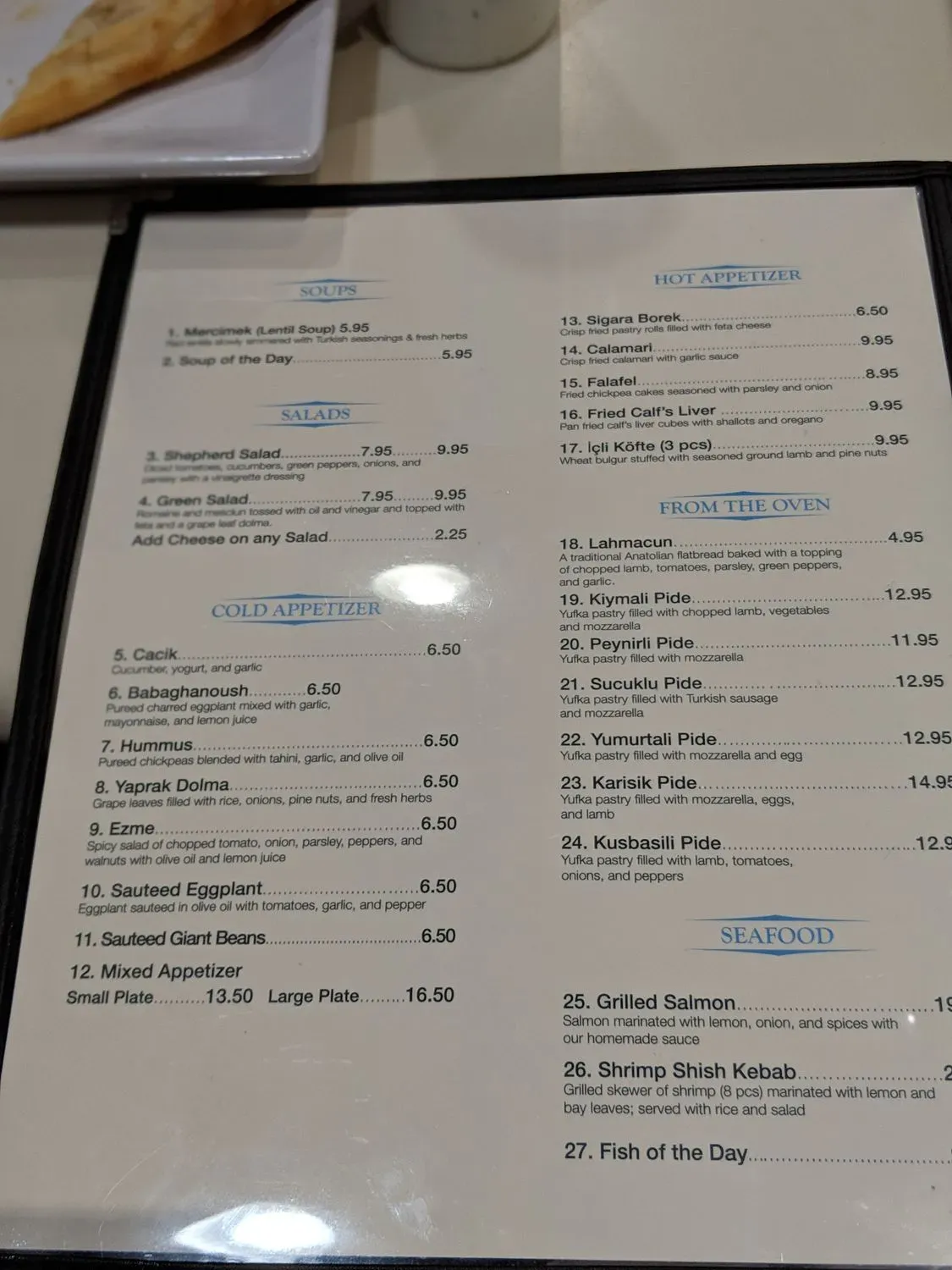 Menu 5