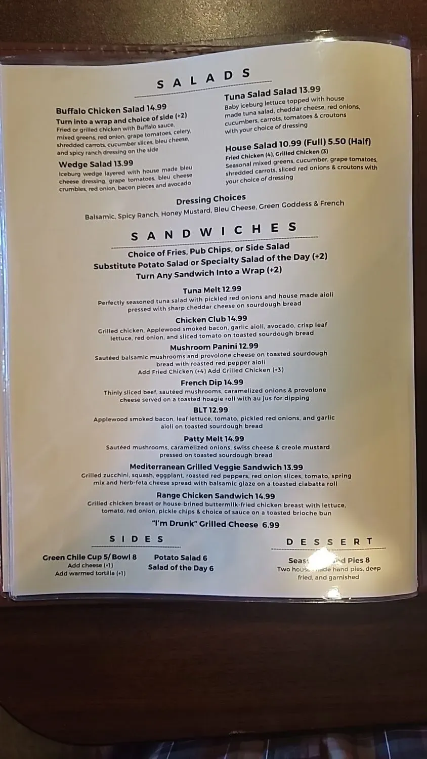 Menu 2