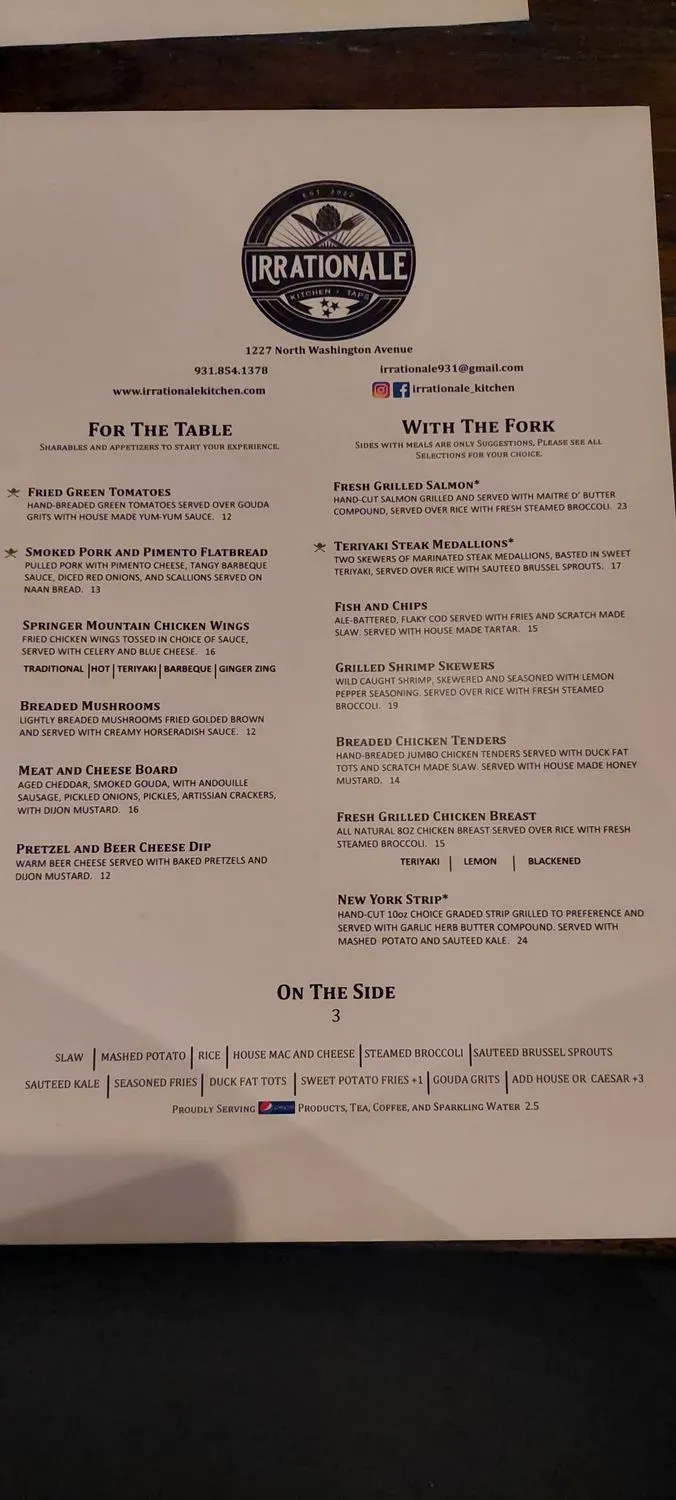 Menu 5