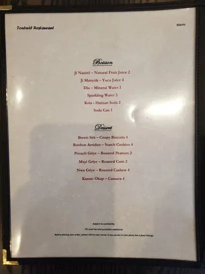 Menu 3