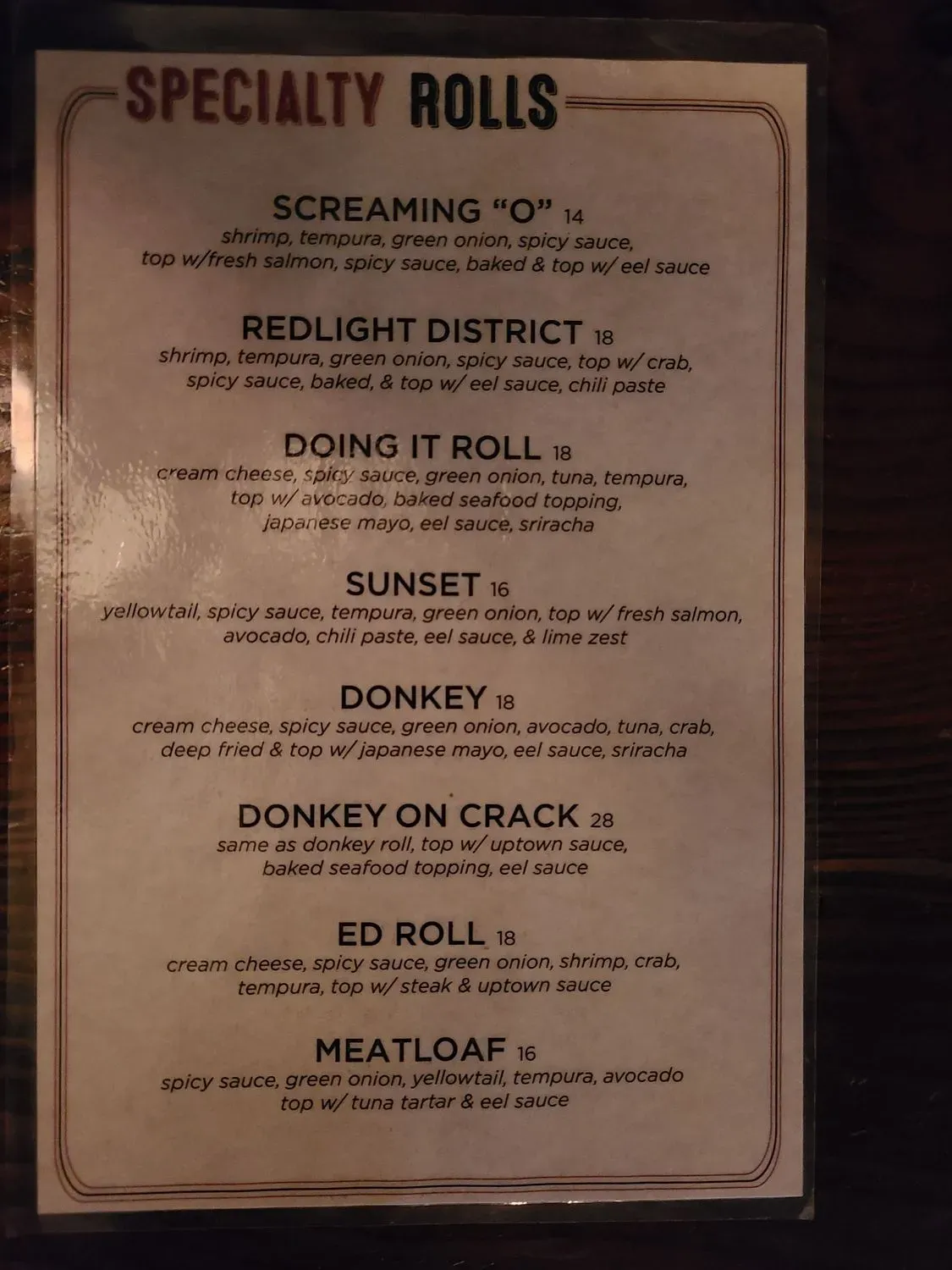 Menu 4