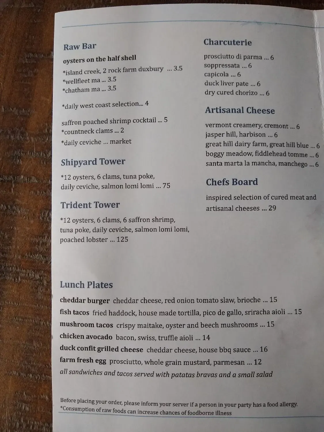 Menu 2