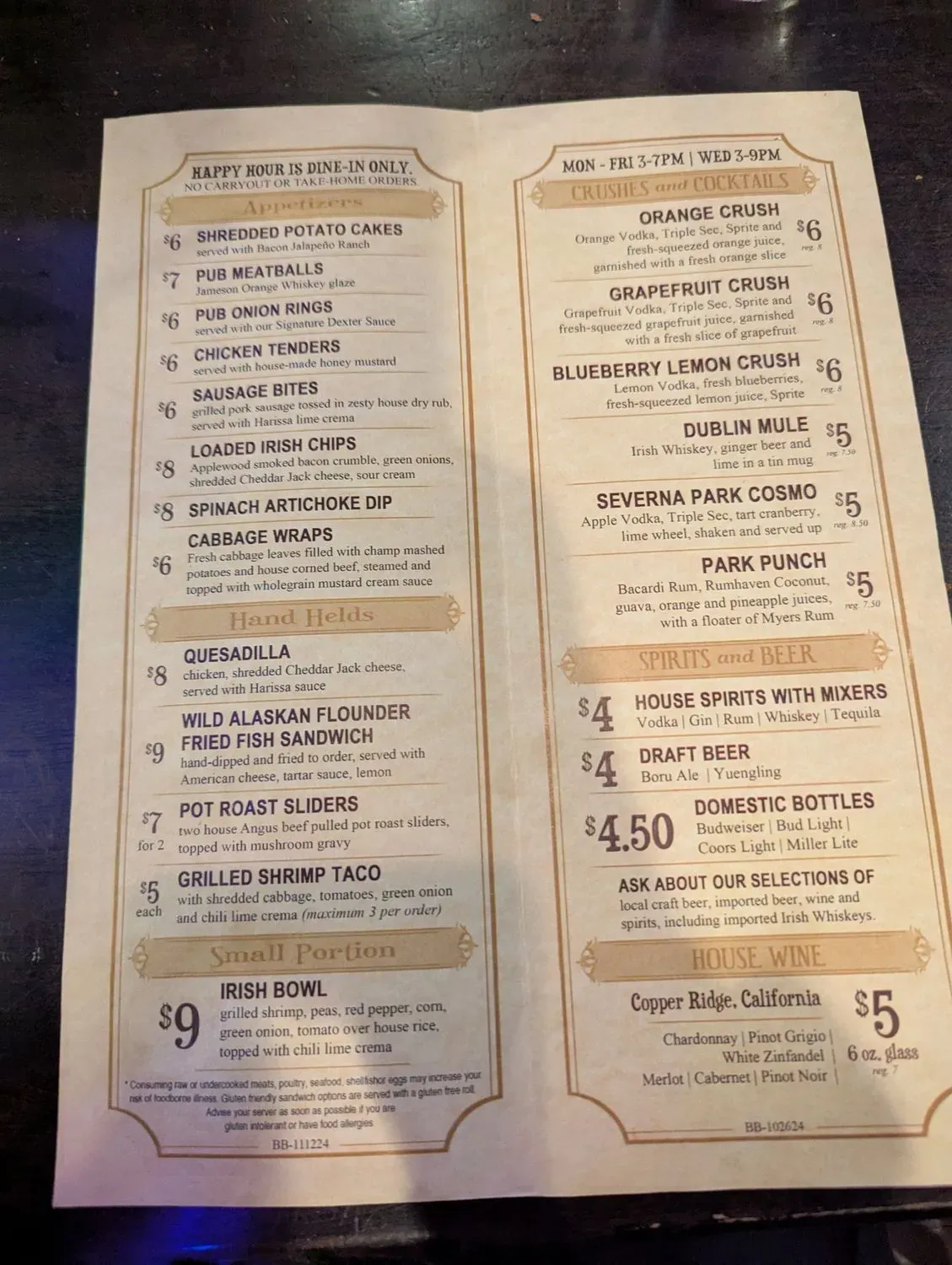 Menu 2