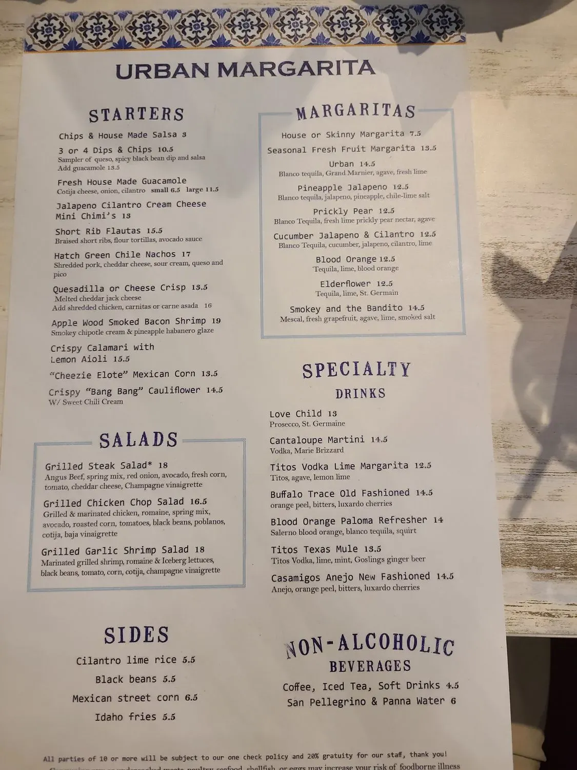 Menu 4