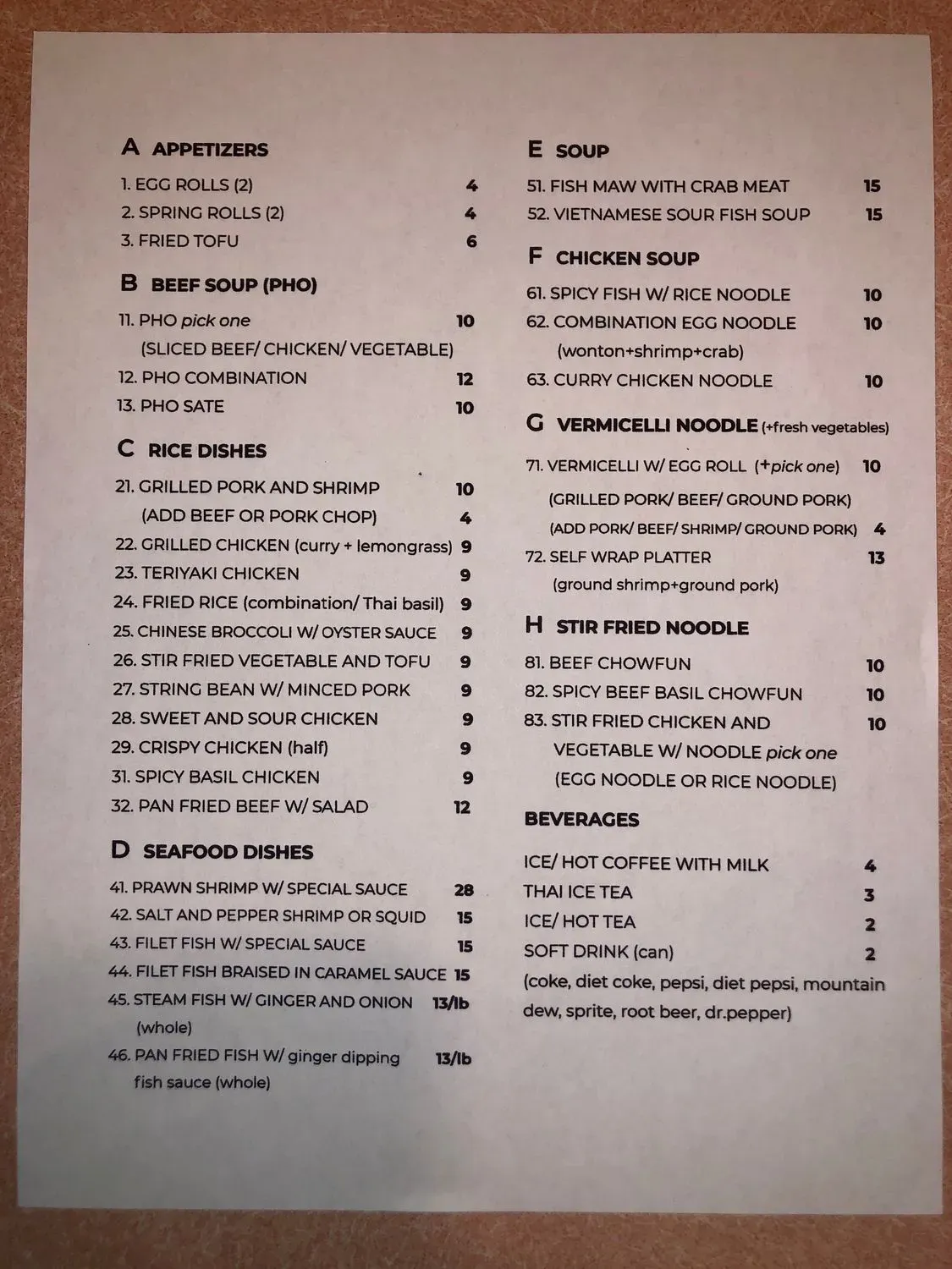 Menu 2