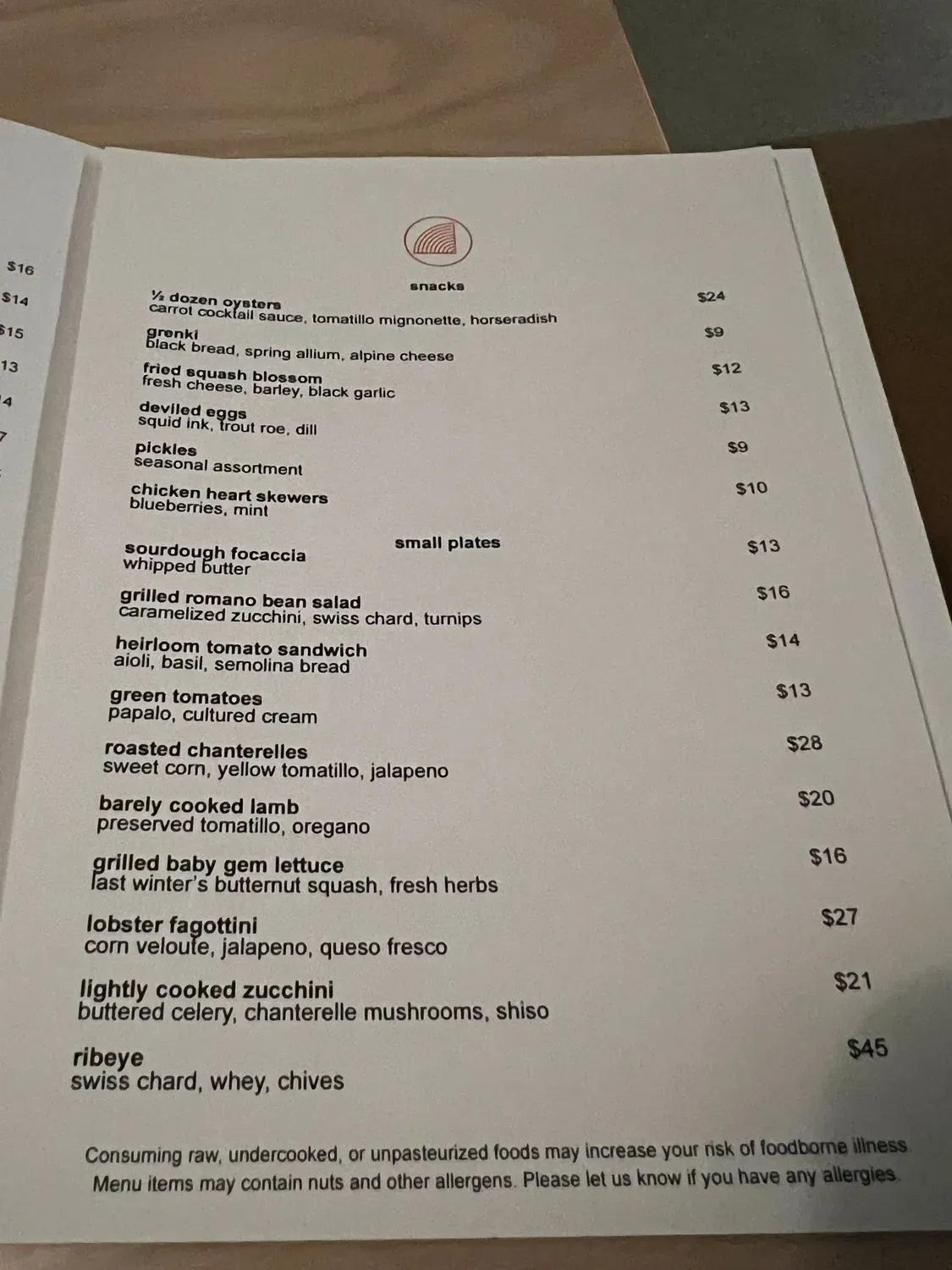 Menu 2