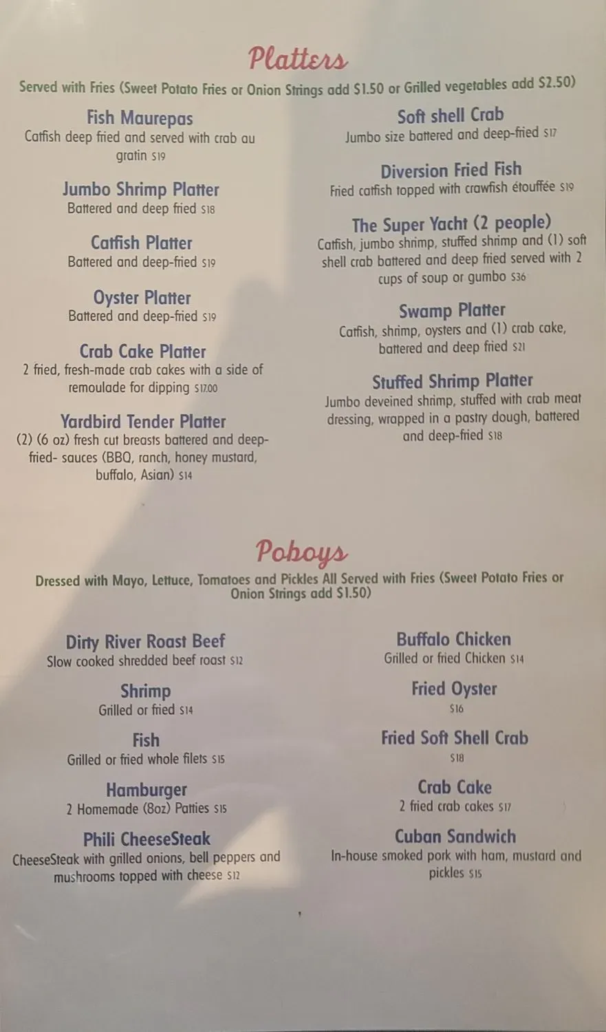 Menu 5