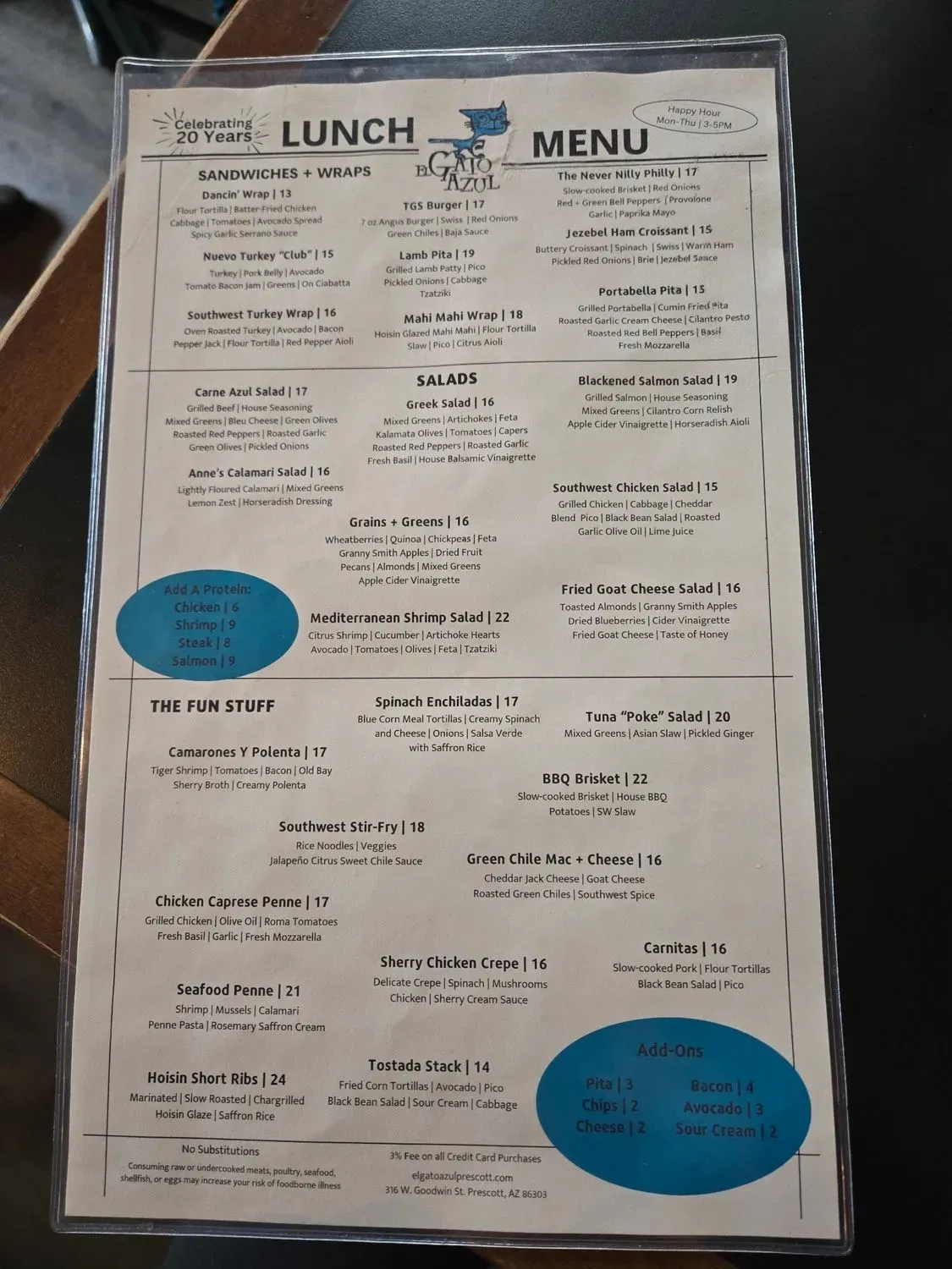 Menu 2