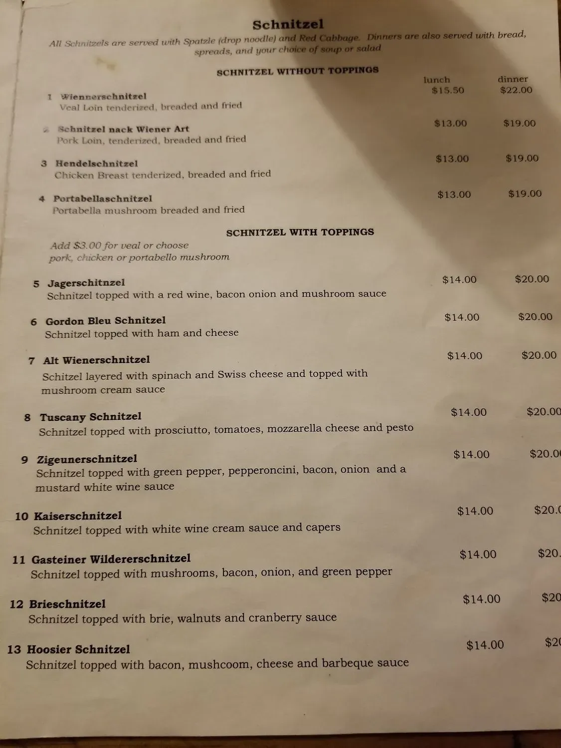 Menu 4