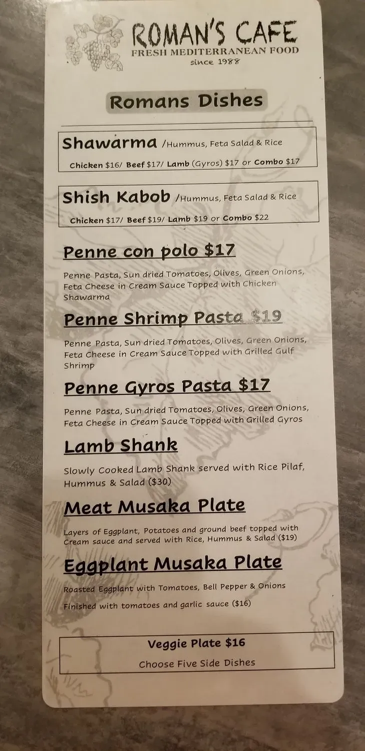 Menu 5