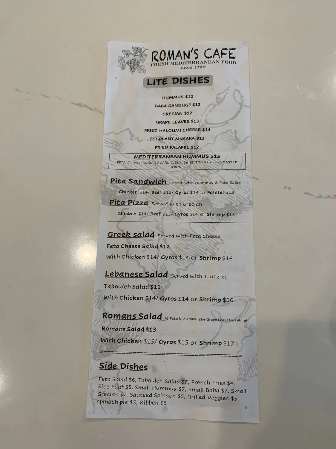 Menu 2