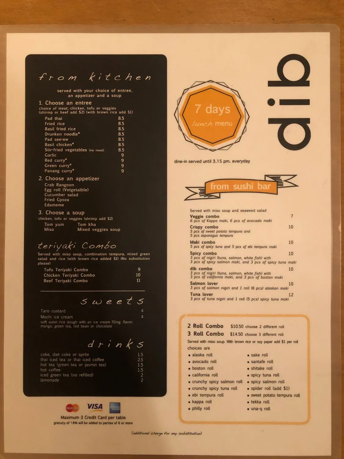 Menu 3